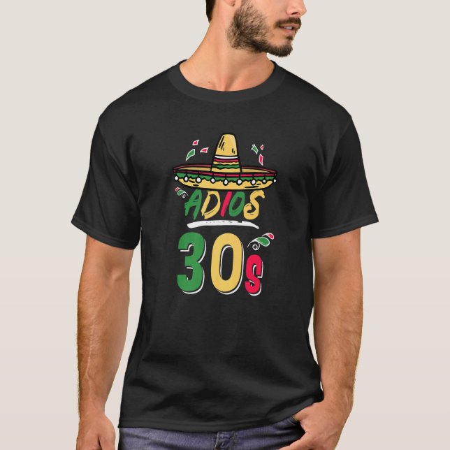 Camiseta Partido aniversário de 40 anos Mexicano Cinco de M (Frente)