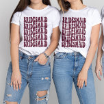 Camiseta Partido Bridal Correspondente Personalizado Da Bri<br><div class="desc">Está procurando a roupa de festa de solteira perfeita? Você quer misturar as coisas um pouco e fazer uma festa temática divertida? Então não olhe mais do que nossas camisetas mansas de ladrões. Nossas camisas são feitas para combinar perfeitamente com a festa de noiva, então todo mundo parecerá excelente enquanto...</div>