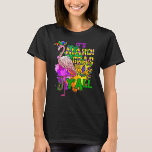 Camiseta Partido Carnaval Idea Flamingo Mardi Gras