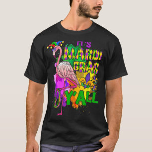 Camiseta Partido Carnaval Idea Flamingo Mardi Gras 4