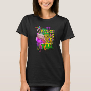 Camiseta Partido Carnaval Idea Flamingo Mardi Gras Premium