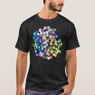 Camiseta Partido Confetti Xadrez Rainbow Strong Cobalt