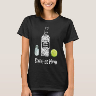 Camiseta Partido da Celebração do Limão Cinco de Mayo Salt 