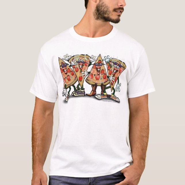 Camiseta Partido da pizza (Frente)