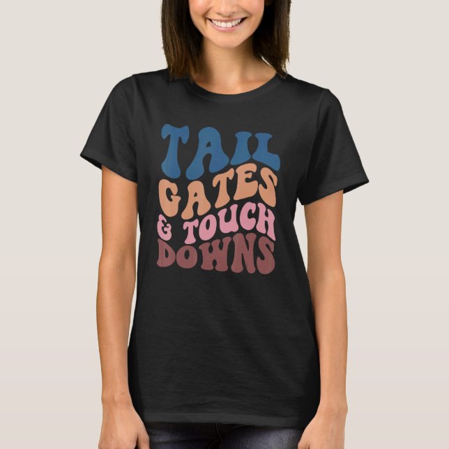 Camiseta partido de alfaiates e touchdowns (Frente)