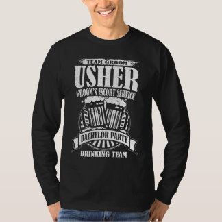 Camiseta Partido de Despedida de Solteiro do Usher Groom