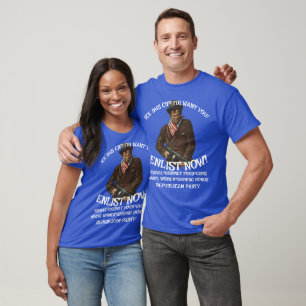 CAMISETA PARTIDO DEMOCRATA DHS CBP ICE TSA ELEIÇÃO VOTO TEE