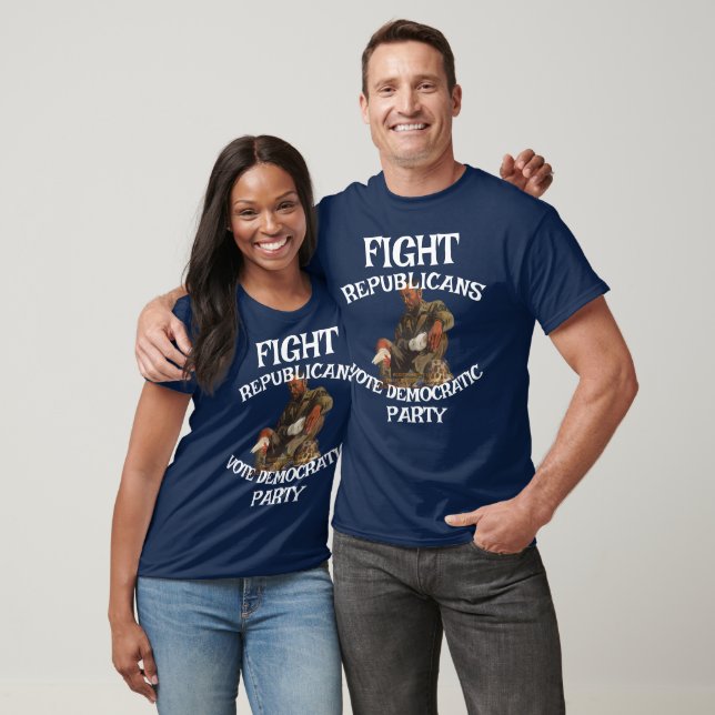CAMISETA PARTIDO DEMOCRATA MENTIROSO LIBERDADE IGUALDADE (Unissex)