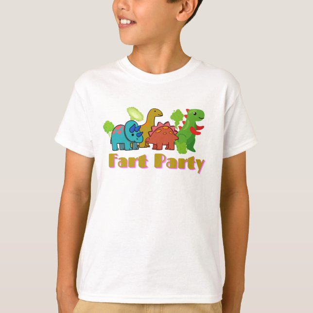 Camiseta Partido Dinossaur Fart (Frente)