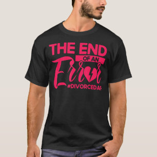 Camiseta Partido Divorcioso Feliz O Fim De Um Divorcedaf De
