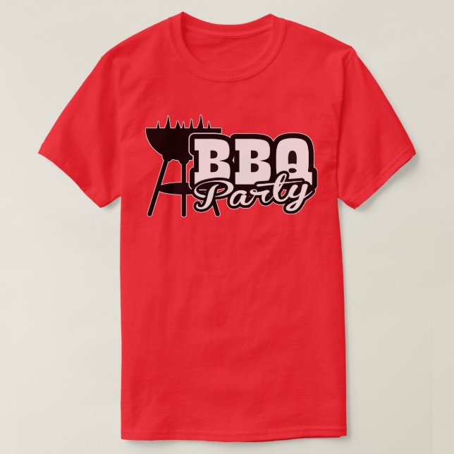 Camiseta Partido do churrasco (Frente do Design)