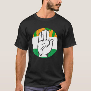 Camiseta Partido do Congresso 2019 Rahul Gandhi para Primei