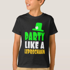 Camiseta Partido do Leprechaun de Patrick de santo