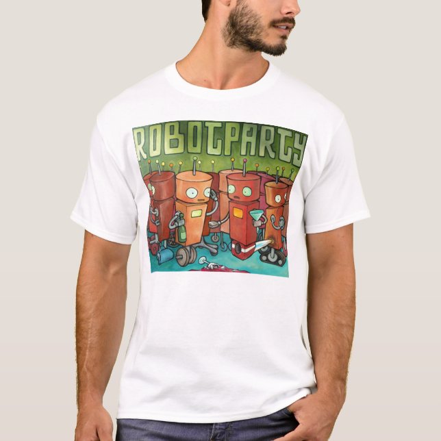 Camiseta Partido do robô (Frente)