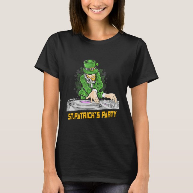 Camiseta Partido dos Dias do Presidente Irlandês, Dj Saint  (Frente)