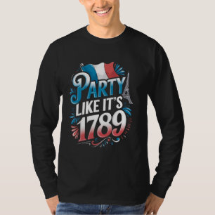 Camiseta Partido É 1789 França Bandeira Paris 14 julho Bast