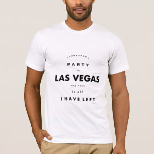 Camiseta Partido em Las Vegas, citações engraçadas cómi