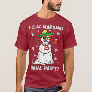 Camiseta Partido Feliz Navidad Juana - Presentes Legal mexi