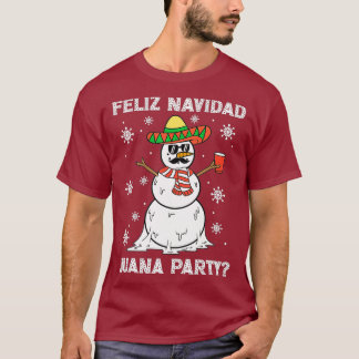 Camiseta Partido Feliz Navidad Juana - Presentes Legal mexi