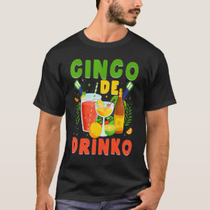 Camiseta Partido Fiesta Mexicano Cinco De Drinko Parte Bebe