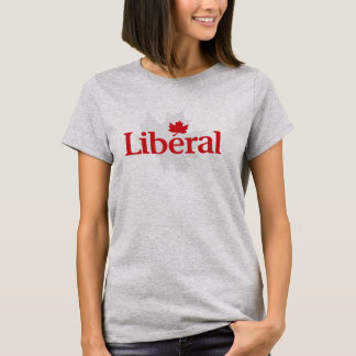 Camiseta Partido liberal do t-shirt do logotipo de Canadá