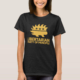 Camiseta Partido Liberal Porcupine da Liberdade Princípio