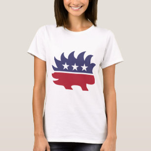 Camiseta Partido Libertário - Símbolo Porcupine