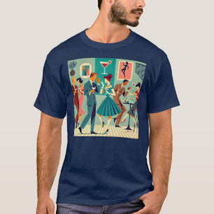 Camiseta Partido Moderno do meio século, A Dança Martini