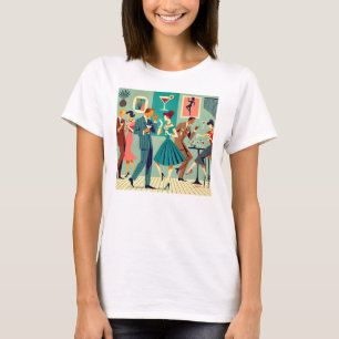 Camiseta Partido Moderno do meio século, A Dança Martini
