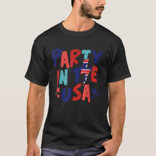 Camiseta Partido nos EUA 4 de julho Patriot EUA