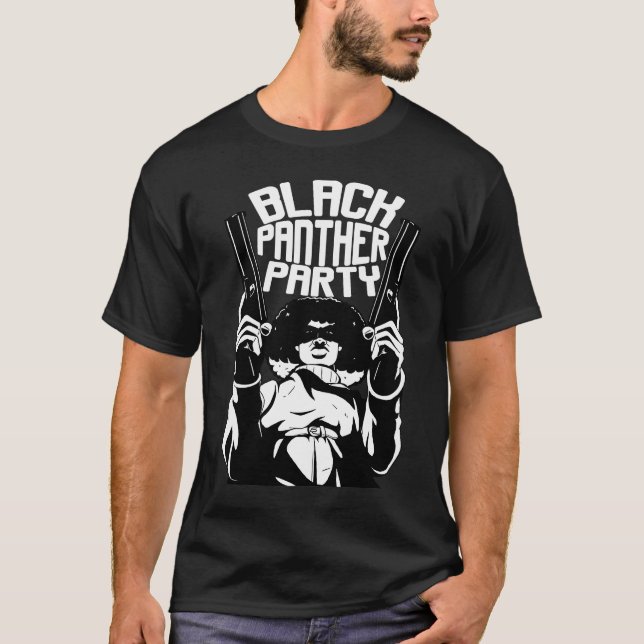 Camiseta Partido Panther da História Negra (Frente)