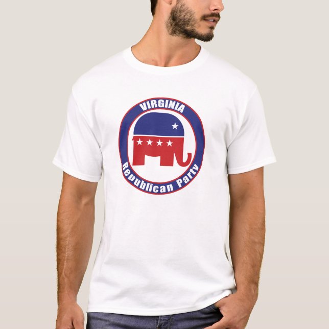 Camiseta Partido Republicano da Virgínia (Frente)