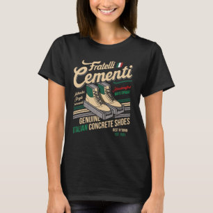 Camiseta Partido Tema Italiano Mafia Pun Itália Bandeira Fr
