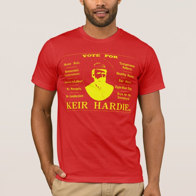 CAMISETA PARTIDO TRABALHISTA DE KEIR HARDIE (Frente)