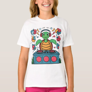 Camiseta Partido Turtle: DJ na Praia