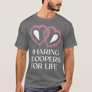 Camiseta Partilhar Bloopers para a Noiva Engraçada do Casam