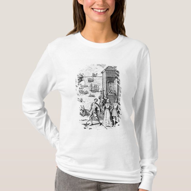 Camiseta Partir-se de Columbo com Ferdinand e (Frente)