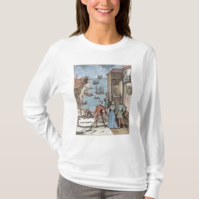 Camiseta Partir-se de Columbo com Ferdinand e (Frente)