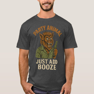 CAMISETA PARTY ANIMAL APENAS ADICIONAR BOOZE