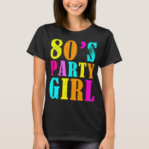 Camiseta party girl 80s