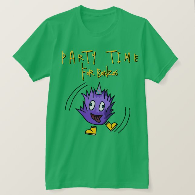 Camiseta Party Time For Bonzos (Frente do Design)