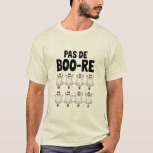 Camiseta Pas de Boo-re Bailarina Fantasma Halloween Assusta