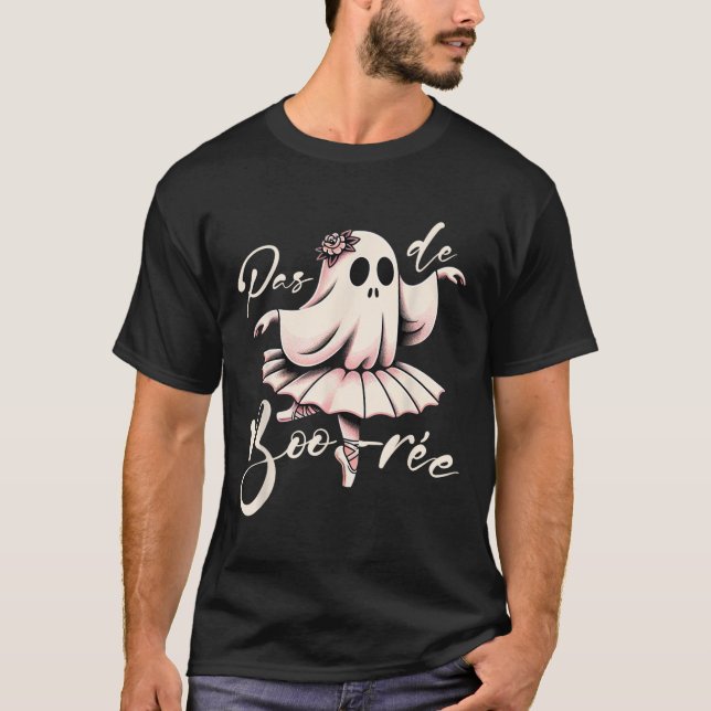Camiseta Pas De Boo-rée Balé Dancer Ghost Dance Professor H (Frente)