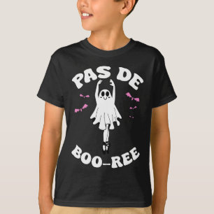 Camiseta Pas De Boo-rée Funny Balé Fantasma Dança Halloween