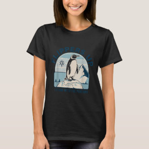Camiseta Pás Para Cima Eu Pego Pinguins Com Protes Engraçad