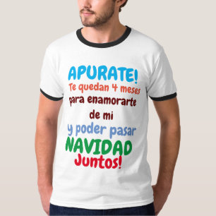 Camiseta pasa navidad conmigo