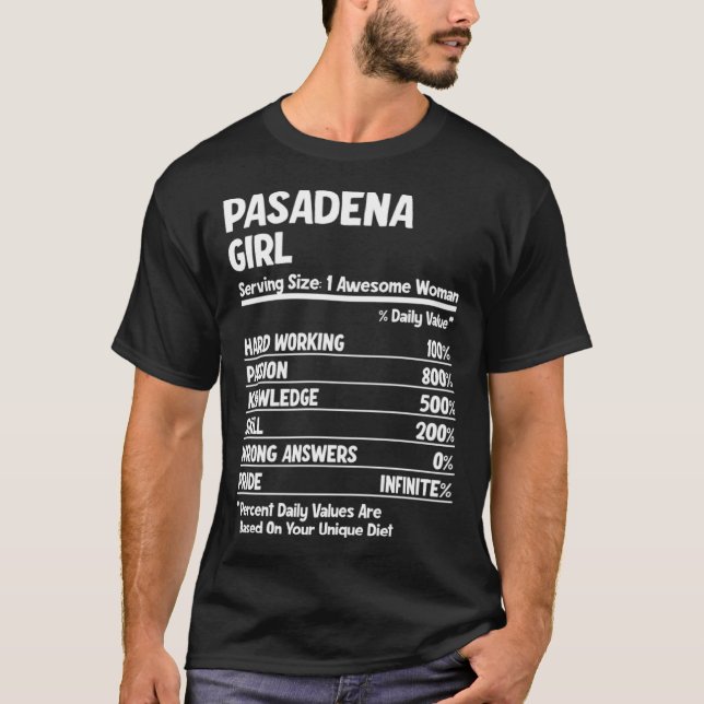 Camiseta Pasadena Girl (Frente)