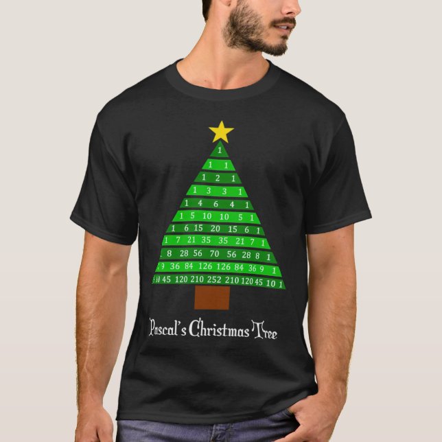 Camiseta PascalS Tree Fun Math cavalgando o poço (Frente)