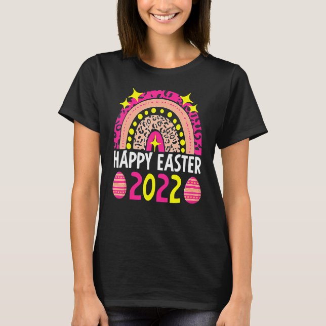 Camiseta Páscoa 2022 Felz pascoa arco-íris 2022 (Frente)