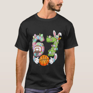 Camiseta Páscoa 6 7 Meme Seis Sete Coelhinho Fofo Basquete 
